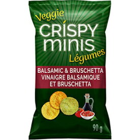 クエーカー クリスピー ミニ ベジ バルサミコ & ブルスケッタ マルチグレイン チップス 90 グラム カナダから輸入 Quaker Crispy Minis Veggie Balsamic & Bruschetta Multigrain Chips 90 Grams Imported from Canada