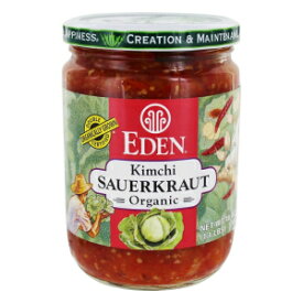 1.12 ポンド (1 個パック)、Eden Foods オーガニック キムチ ザワークラウト - 18 オンス ジャー 1.12 Pound (Pack of 1), Eden Foods Organic Kimchi Sauerkraut - 18 oz Jar