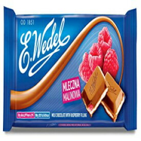 E.ヴェーデル ラズベリーフィリング入りミルクチョコレート、3.5オンス（5個パック） E.Wedel Milk Chocolate with Raspberry Filling, 3.5 Ounce (Pack of 5)