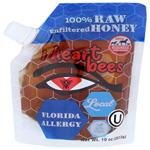 私はハートビーフロリダアレルギーブレンド生とフィルターなしの蜂蜜、10オンス i heart bees Florida Allergy Blend Raw and Unfiltered Honey, 10 oz