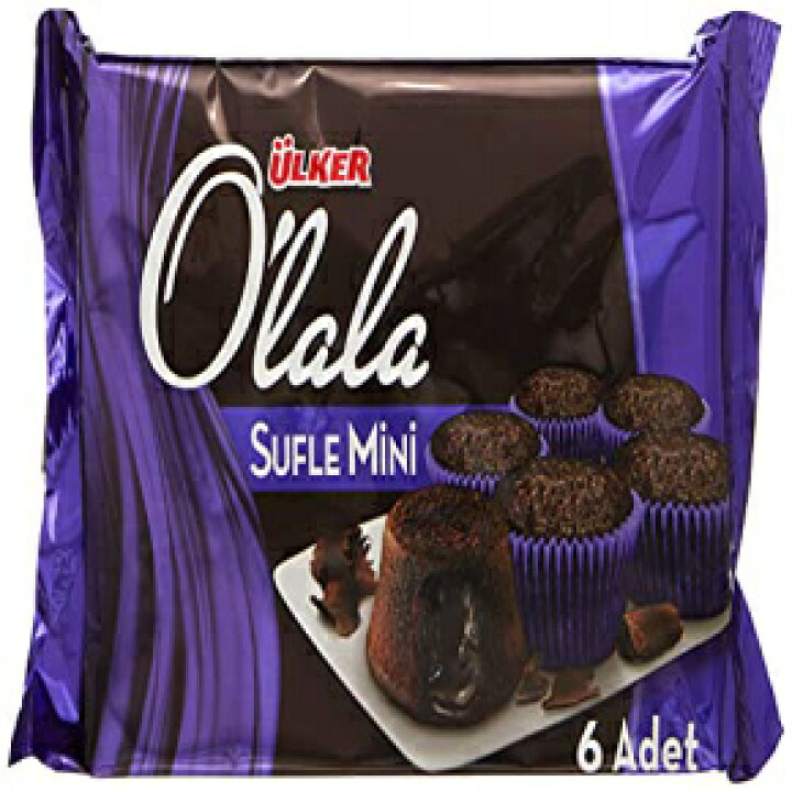 ウルケルオララスフレケーキ6個ハラールスフレケーキスナック Ulker Olala Suffle Cake pcs Halal  Souffle Cake Snacks Glomarket