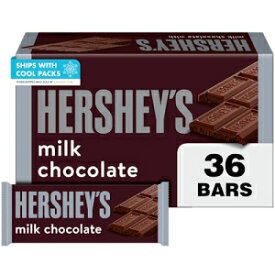 HERSHEY'S ミルクチョコレート キャンディーバー、1.55 オンス (36 個) HERSHEY'S Milk Chocolate Candy Bars, 1.55 oz (36 Count)
