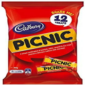 キャドバリー ピクニック 12 パック おやつサイズ (オーストラリア製) Cadbury Picnic 12 Pack Treat Size (Made in Australia)