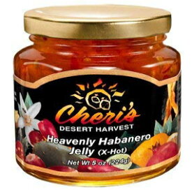 Cheri's Desert Harvest、ゼリーヘブンリーハバネロ、141.7g Cheri's Desert Harvest, Jelly Heavenly Habanero, 5 Ounce