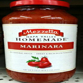 メゼッタ ナパバレー自家製マリナラソース 24.5 オンス (2 個パック) Mezzetta Napa Valley Homemade Marinara Sauce 24.5 Oz (Pack of 2)