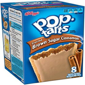 ケロッグ フロストブラウンシュガーポップタルト、シナモン、14オンス (2箱パッケージ) Kellogg's Frosted Brown Sugar Pop Tarts, Cinnamon, 14 oz (package of 2 Boxes)