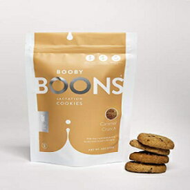 Booby Boons ラクテーション クッキー、キャラメル クランチ、6オンス バッグ。受賞歴のある小麦不使用、大豆不使用、授乳サポート! Booby Boons Lactation Cookies, Caramel Crunch, 6oz bag. Award Winning Wheat Free, Soy Free, Lactation Sup