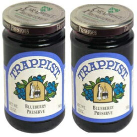 トラピスト マーマレード プリザーブ 12 オンス 2 パック (ブルーベリー) Trappist Marmalade Preserves 12 Ounce Pack Of 2 (Blueberry)