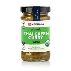 Mekhala Organic Gluten-Free Thai Green Curry Paste 3.53oz