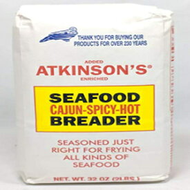 アトキンソンズ シーフード ブレッダー ケイジャン スパイシー ホット 2 ポンド Atkinson's Seafood Breader Cajun-Spicy-Hot 2 Lbs.