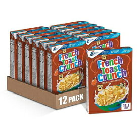 フレンチトーストクランチ朝食用シリアル、クリスピースイートコーンシリアル、11.1オンスのシリアルボックス（12個パック） French Toast Crunch Breakfast Cereal, Crispy Sweetened Corn Cereal, 11.1 OZ Cereal Box (Pack of 12)
