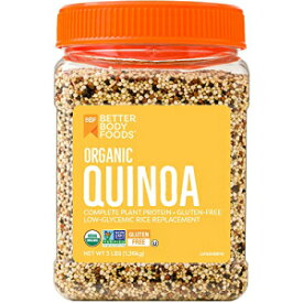 BetterBody Foods オーガニックキヌア、3ポンド BetterBody Foods Organic Quinoa, 3 Lb