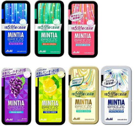 ミンティアブリーズ(5個入り 0.8オンス) ランダム5種フレーバーセレクション 各種詰め合わせ 和タブレットキャンディ アサヒグループ食品 忍法 Mintia Breeze(5pcs, 0.8oz) Randomly 5Types Flavors Selection Various Assortment Japanese Tablet Ca