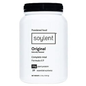 Soylent Complete Nutrition ミールリプレイスメントプロテインパウダー、オリジナル - 植物ベースのビーガンプロテイン、39 必須栄養素 - 36.8オンス Soylent Complete Nutrition Meal Replacement Protein Powder, Original - Plant Based Vegan Pro