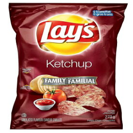 8.99 オンス (2 個パック)、ケチャップ、レイズ ポテトチップス、ケチャップ、ラージ ファミリー サイズ - 2 パック {カナダから輸入} 8.99 Ounce (Pack of 2), Ketchup, Lays Potato Chips, Ketchup, Large Family size - 2 Pack {Im