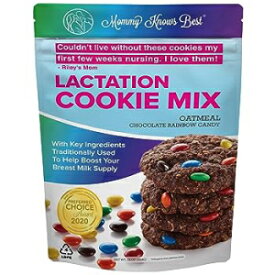 1ポンド（1パック）、レインボーキャンディ、授乳クッキーミックス - 母乳供給量増加をサポートするオートミール授乳クッキーサプリメント（レインボーキャンディ、1ポンド（1パック）） 1 Pound (Pack of 1), Rainbow Candy, Lactation Cookies Mix - Oat