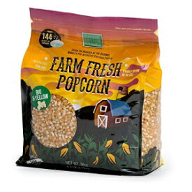 ウォバッシュ バレー ファームズ ポップコーン カーネル - ビッグ & イエロー - 6 ポンド Wabash Valley Farms Popcorn Kernels - Big & Yellow - 6 lb