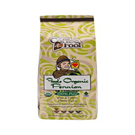 The Coffee Fool Fool's オーガニック フェアトレード ペルー産、粗挽き、12 オンス The Coffee Fool Fool's Organic Fair Trade Peruvian, Coarse Grind, 12 Ounce