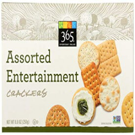 365 by Whole Foods Market、エンターテイメント用クラッカー詰め合わせ、8.8オンス 365 by Whole Foods Market, Cracker Assorted For Entertaining, 8.8 Ounce