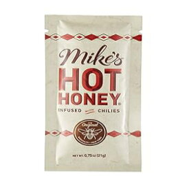 100パケット（ルース）、マイクズホットハニー0.75オンスのシングルサーブパケット（100パケット）、キック、甘さ、辛さのある蜂蜜、100％純粋な蜂蜜、グルテンフリー＆パレオ 100 Packets (Loose), Mike’s Hot Honey 0.75 oz Single Serve Packets (100 P