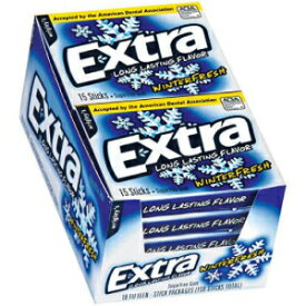 エクストラ ウィンターフレッシュ シュガーフリー ガム (10 パック) (6 個パック) Extra Winterfresh Sugar-free Gum (10 pk.) (PACK OF 6)