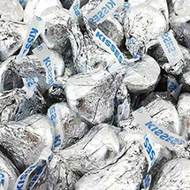 Hershey's Kisses、シルバーホイル入りミルクチョコレート (6ポンドパック) Hershey's Kisses, Milk Chocolate in Silver Foil (Pack of 6 Pounds)