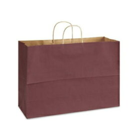 USAマルーンバッグ25枚、特大クラフト紙ギフトラップ(ヴォーグサイズ16W x 12H x 6) 25 USA Maroon Bags, Extra Large Kraft Paper Gift Wrap (Vogue Size 16W x 12H x 6)
