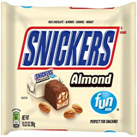 スニッカーズ ファンサイズ アーモンド チョコレート バー - 10.23 オンス Snickers Fun Size Almond Chocolate Bars - 10.23 oz