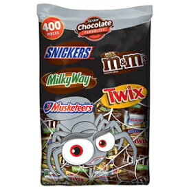 MARS チョコレート ハロウィン キャンディー バラエティミックス 400個 MARS Chocolate Halloween Candy Variety Mix ,400 Count