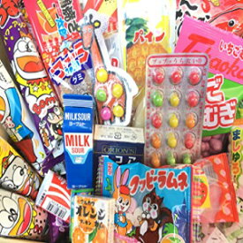 駄菓子たっぷり「おひめさまおやつセレクション」32種40個詰め合わせ（大） Japanese Snack Assortment 40 pcs of 32 types Full of "DAGASHI", "OHIMESAMA Snack Selection" (L)