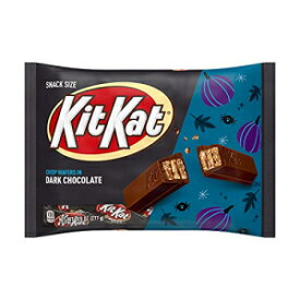 キットカット ダークチョコレートスナックサイズウエハースキャンディバー、個別包装、9.8オンスバッグ KIT KAT Dark Chocolate Snack Size Wafer Candy Bars, Individually Wrapped, 9.8 oz Bag