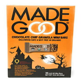Madegood, バーグラノーラチョコレートチップミニ、0.42オンス、30個 Madegood, Bar Granola Chocolate Chip Mini, 0.42 Ounce, 30 Count