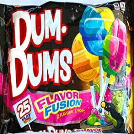 ダムダムズフレーバーフュージョン 2つのフレーバーを1つに Dum Dums Flavor Fusion 2 flavors in 1