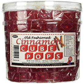 シナモンキューブポップス、100カウントタブ Cinnamon Cube Pops, 100 count tub