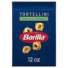 12 Ounce (Pack of 1), Cheese & Spinach, BARILLA Cheese & Spinach Tortellini Pasta, 12 oz. Bag - 6 Servings Per Bag - Pantry Friendly Dried Tortellini - Made with Non-GMO Ingredients