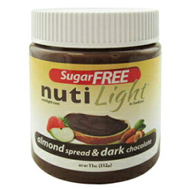 Nutilight シュガーフリー ケトフレンドリー アーモンド スプレッドとダーク チョコレート 11 オンス (1 個パック) Nutilight Sugar-Free Keto-friendly Almond Spread and Dark Chocolate 11 Ounces (Pack of 1)