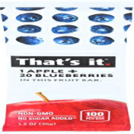 That's It フルーツバー、アップル & ブルーベリー、1.2 オンス That's It Fruit Bar, Apple & Blueberry, 1.2 oz