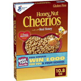Cheerios ハニーナッツ Cheerios ハートヘルシーシリアル、全粒オーツ麦入りグルテンフリーシリアル、10.8オンス Cheerios Honey Nut Cheerios Heart Healthy Cereal, Gluten Free Cereal With Whole Grain Oats, 10.8 OZ
