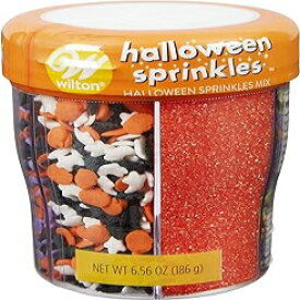 食品 スプリンクルミックス、ハロウィン、6セル Food Items Sprinkle Mix, Halloween, 6 Cell