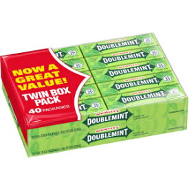 5 カウント (40 個パック)、ダブルミント、リグレーズ ダブルミントガム、5 スティックパック (40 パック) 5 Count (Pack of 40), Doublemint, WRIGLEY'S DOUBLEMINT Gum, 5 stick pack (40 Packs)