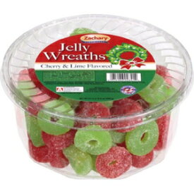 ザカリー ジェリー リース チューイー キャンディー、24 オンス Zachary Jelly Wreaths Chewy Candy, 24 oz