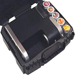 Case Club vJbgR[q[[J[L[P[X Keurig K-Mini ܂ K-Mini Plus ɑΉ Case Club Pre-Cut Coffee Maker Carry Case Compatible with Keurig K-Mini or K-Mini Plus