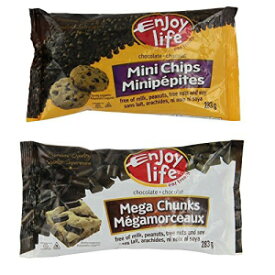 エンジョイライフ セミスイートチョコレートチップス バラエティパック (ミニチップス3枚、メガチャンク3枚) Enjoy Life Semi-Sweet Chocolate Chips Variety Pack (3 Mini Chips, 3 Mega Chunks)
