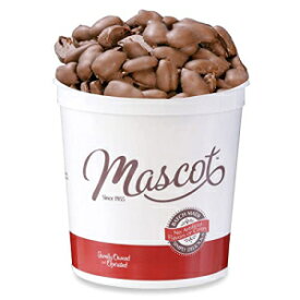 1955 年以来のマスコット ピーカン ギフト - 滑らかなミルク チョコレートで覆われたジョージア ピーカン 2 ポンド タブ Mascot Pecans Gifts Since 1955 - Smooth Milk Chocolate Covered Georgia Pecans 2 Pound Tub
