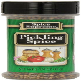 Spice Supreme ピクルススパイス、3.5 オンス (12 個パック) Spice Supreme Pickling Spice, 3.5-Ounce (Pack of 12)