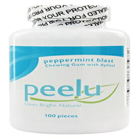 the Peelu Co. チューインガム、ペパーミント、100 個 the Peelu Co. Chewing Gum, Peppermint, 100-Coun