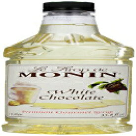 モナンフレーバーシロップ、ホワイトチョコレート、33.8オンスのプラスチックボトル（4個パック） Monin Flavored Syrup, White Chocolate, 33.8-Ounce Plastic Bottles (Pack of 4)