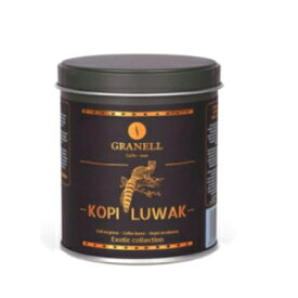 カフェ グラネル ワイルド コピ ルアク ミディアム ロースト コーヒー 全豆、100 グラム (3.5 オンス) Cafés Granell Wild Kopi Luwak medium roast Coffee Whole Beans, 100grams (3.5oz)