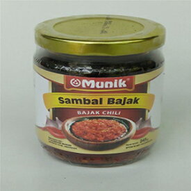 ムニク サンバル バジャック チリソース、245 グラム Munik Sambal Bajak Chili Sauce, 245 Gram