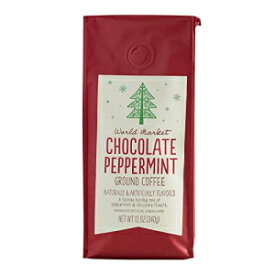 ワールドマーケット ホリデー限定 挽いたコーヒー（チョコレートペパーミント、1パック） World Market Holiday Limited Edition Ground Coffee (Chocolate Peppermint, 1 Pack)